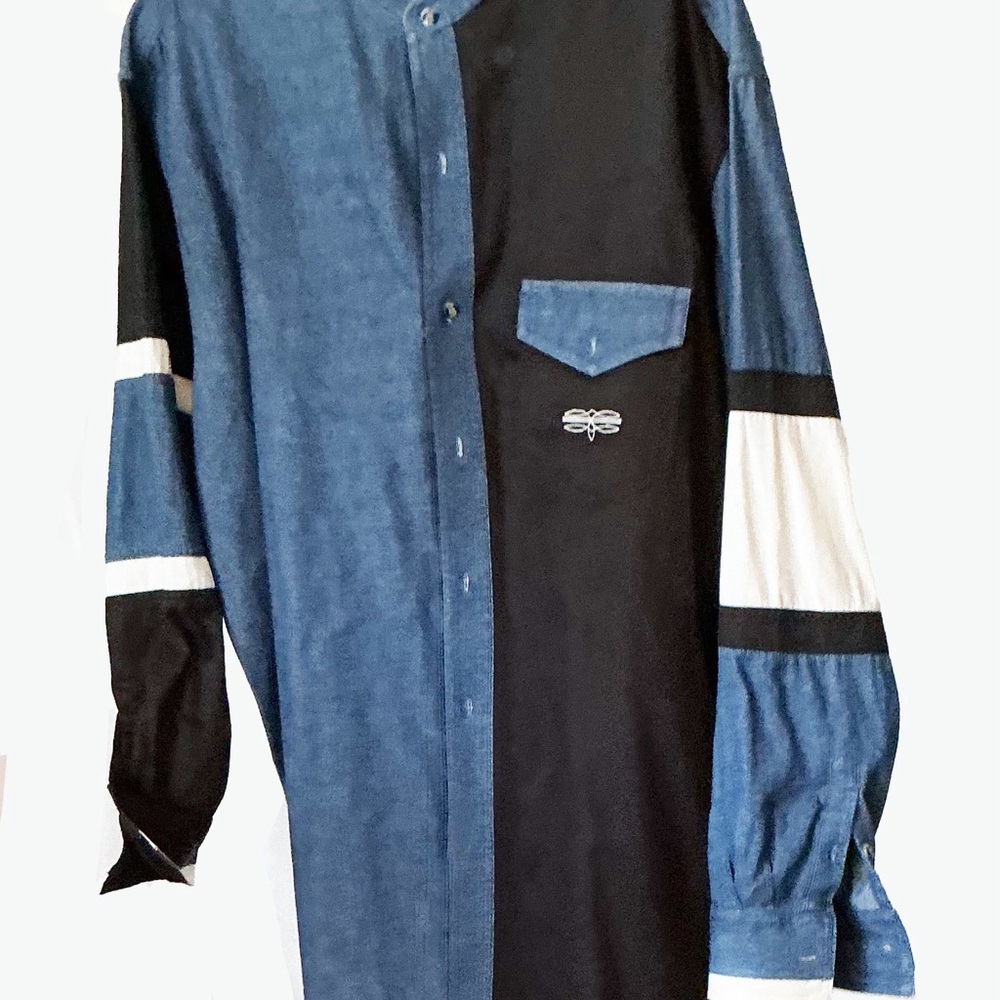 Stylish Black and Blue Women's Jacket